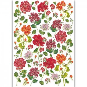 Рисовая карта Calambour PAU 53 "Герань", 34,5х49,5 см
